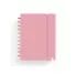 CUADERNO INGENIOX ROSA PASTEL CON RECAMBIO 5X5 MM, TAMAO DIN A5