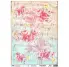 PAPEL ARROZ DECOUPAGE DE MSICA Y FLORES 