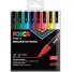 ROTULADOR POSCA PUNTA FINA PC3M P/8 UNIDADES, COLORES BSICOS