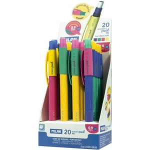 Lot De 20 Porte-mines Mécaniques MILAN PL1 Touch 0.7 Mm - Multicolore Lot De 20 Porte-mines Mécaniques MILAN PL1 Touch 0.7 Mm - Multicolore
